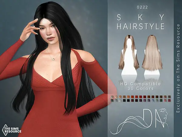 Sky Hairstyle ~ The Sims Resource for Sims 4