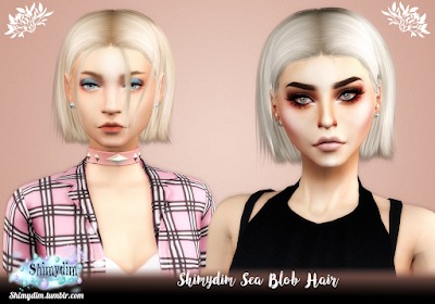 SEA BLOB HAIR ~ Shimydim for Sims 4