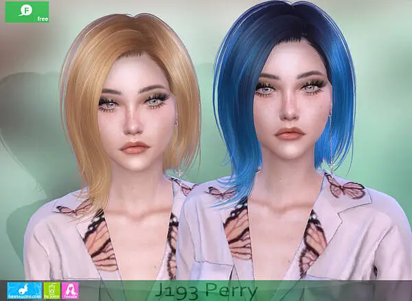 Perry Hairstyle(female) ~ NewSea for Sims 4