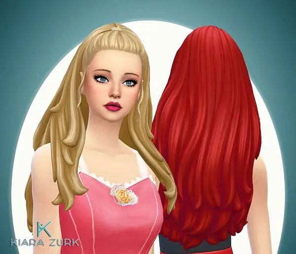 Glenna Hairstyle ~ Mystufforigin for Sims 4