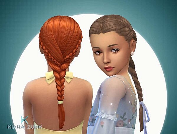 Braid Single for Girls ~ Mystufforigin for Sims 4