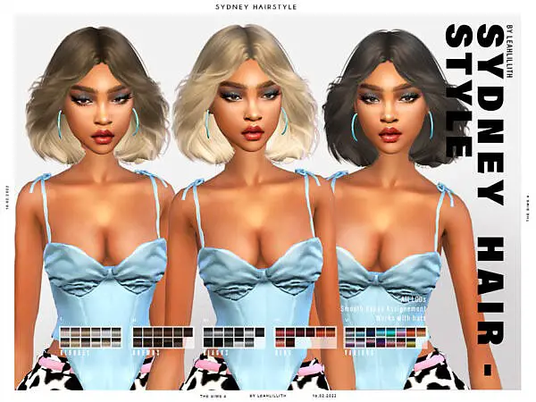 Sydney Hairstyle ~ The Sims Resource for Sims 4