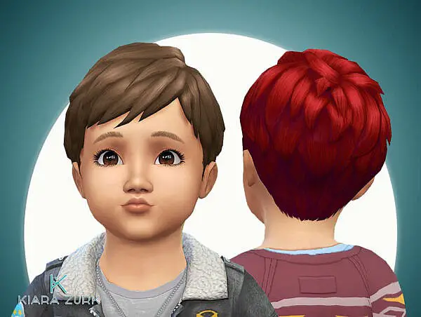 Short Neat for Toddlers ~ Mystufforigin for Sims 4
