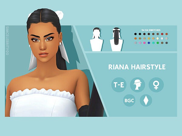 Riana Hairstyle ~ The Sims Resource for Sims 4