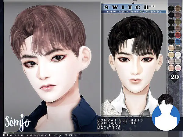 Male Hairstyle Switch ~ The Sims Resource for Sims 4