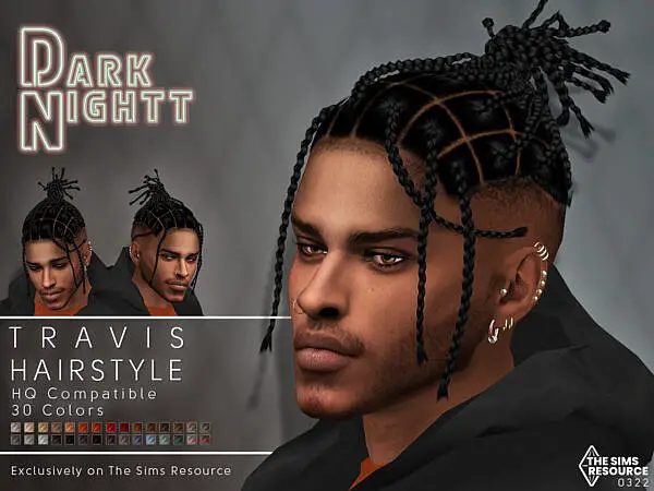 Travis Hairstyle ~ The Sims Resource for Sims 4