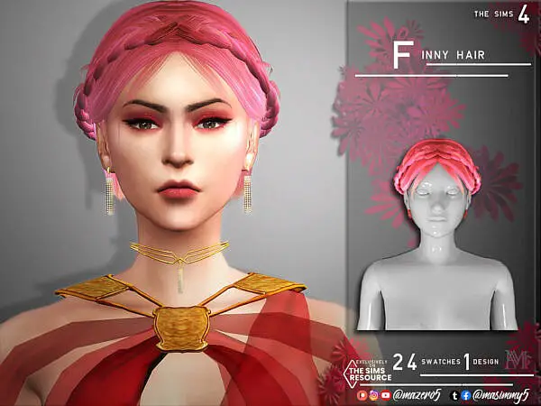 Finny Hairstyle ~ The Sims Resource for Sims 4