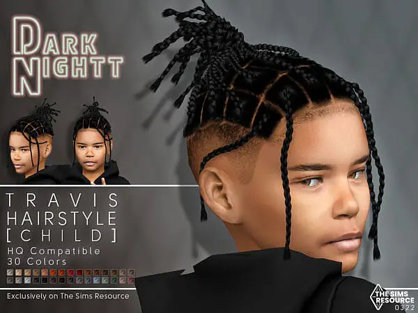 Travis Hairstyle [Child] ~ The Sims Resource for Sims 4