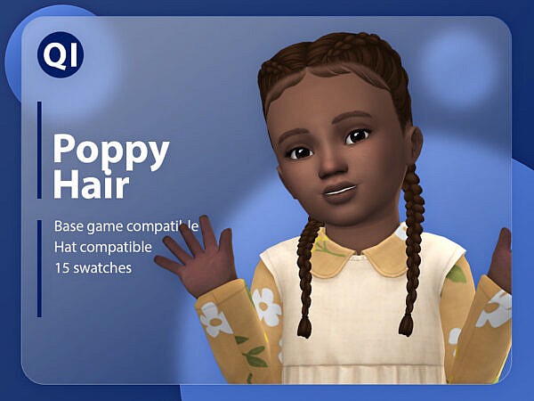 Poppy Hairstyle ~ The Sims Resource for Sims 4