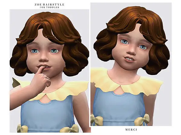 Zoe Hairstyle ~ The Sims Resource for Sims 4