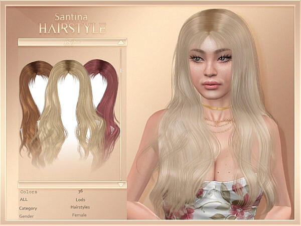 Santina (Hairstyle) ~ The Sims Resource for Sims 4