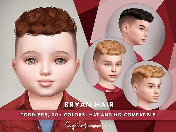 Bryan Hairstyle Toddler ~ The Sims Resource for Sims 4
