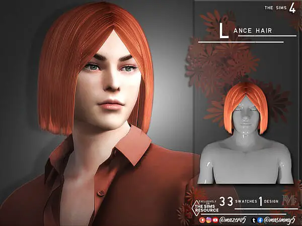 Lance Hairstyle ~ The Sims Resource for Sims 4