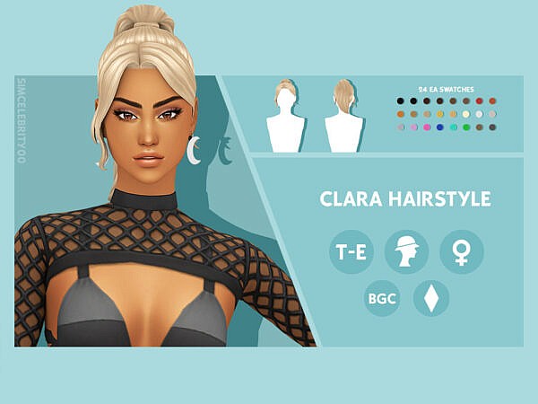 Clara Hairstyle ~ The Sims Resource for Sims 4