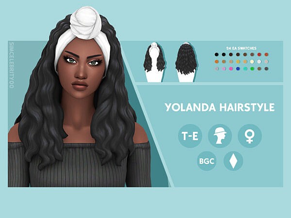 Yolana Hairstyle ~ The Sims Resource for Sims 4