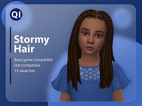 Stormy Hairstyle ~ The Sims Resource for Sims 4