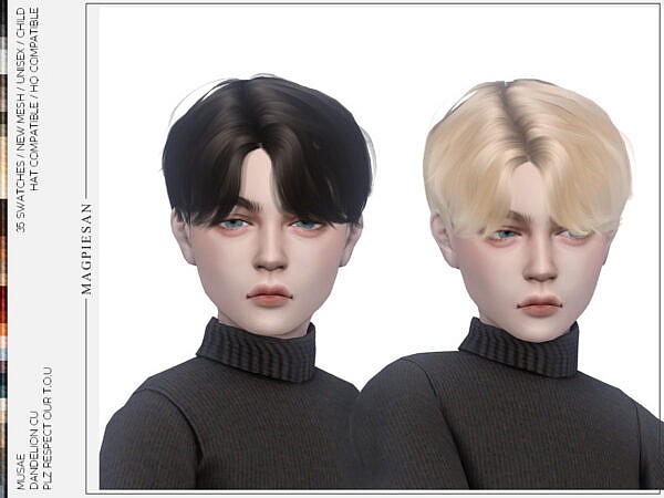 Sims 4 Hairstyles for Kids - Sims 4 Hairs - CC Downloads