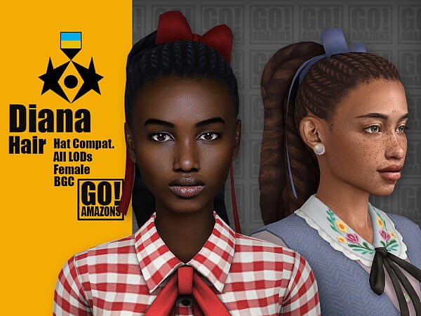Diana Hairstyle ~ The Sims Resource for Sims 4