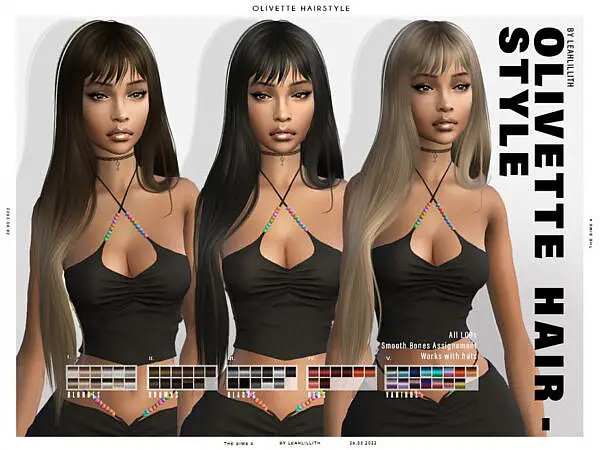 Olivette Hairstyle ~ The Sims Resource for Sims 4