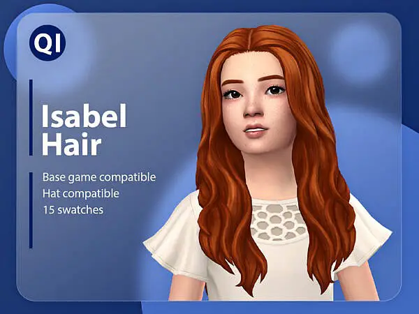 Isabel Hairstyle ~ The Sims Resource for Sims 4