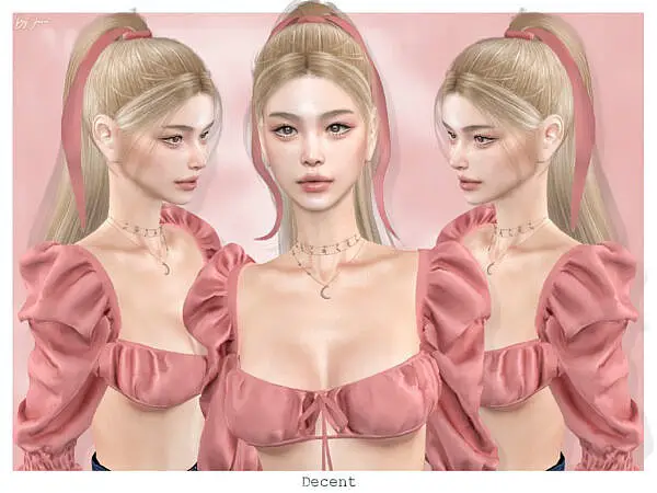 Decent Hairstyle ~ The Sims Resource for Sims 4