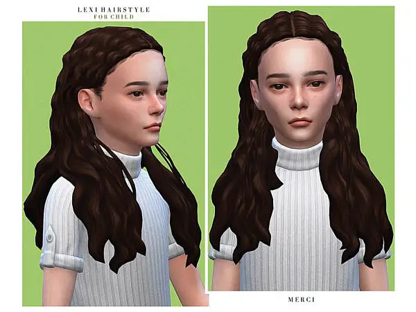 Lexi Hairstyle for Child ~ The Sims Resource for Sims 4